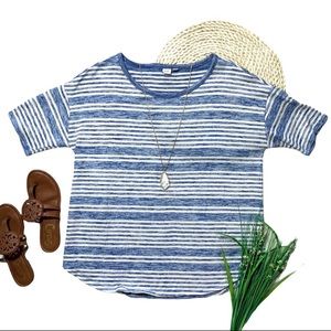 GAP striped tee, size L